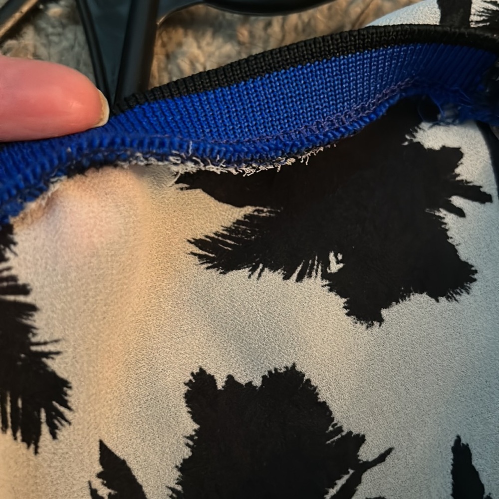 torrid Black Palm Tree with Blue Detail - Picture 5 of 5